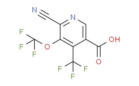 AM173595 | 1804296-74-9 | 2-Cyano-3-(trifluoromethoxy)-4-(trifluoromethyl)pyridine-5-carboxylic acid