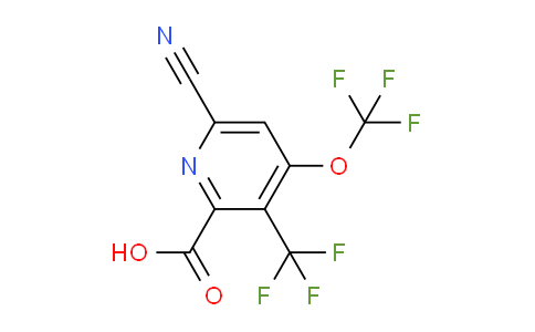 AM173602 | 1804736-59-1 | 6-Cyano-4-(trifluoromethoxy)-3-(trifluoromethyl)pyridine-2-carboxylic acid