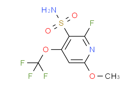 2-Fluoro-6-methoxy-4-(trifluoromethoxy)pyridine-3-sulfonamide