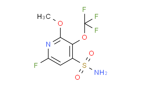 6-Fluoro-2-methoxy-3-(trifluoromethoxy)pyridine-4-sulfonamide