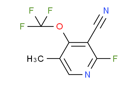 3-Cyano-2-fluoro-5-methyl-4-(trifluoromethoxy)pyridine