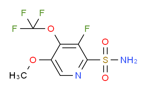 AM173627 | 1804311-44-1 | 3-Fluoro-5-methoxy-4-(trifluoromethoxy)pyridine-2-sulfonamide