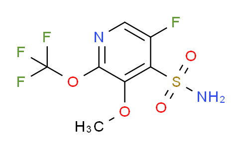 5-Fluoro-3-methoxy-2-(trifluoromethoxy)pyridine-4-sulfonamide
