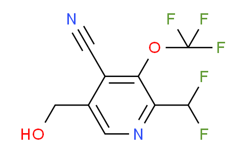 4-Cyano-2-(difluoromethyl)-3-(trifluoromethoxy)pyridine-5-methanol