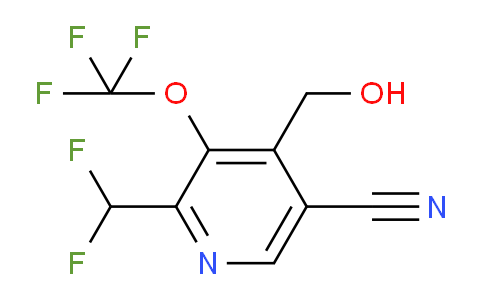 5-Cyano-2-(difluoromethyl)-3-(trifluoromethoxy)pyridine-4-methanol