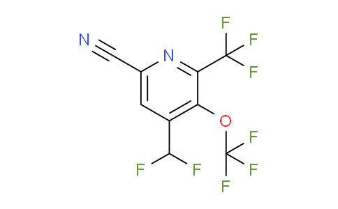 AM173651 | 1806076-78-7 | 6-Cyano-4-(difluoromethyl)-3-(trifluoromethoxy)-2-(trifluoromethyl)pyridine