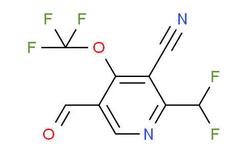 AM173660 | 1804315-46-5 | 3-Cyano-2-(difluoromethyl)-4-(trifluoromethoxy)pyridine-5-carboxaldehyde