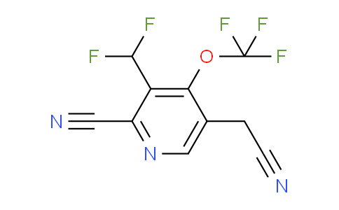 AM173663 | 1804314-63-3 | 2-Cyano-3-(difluoromethyl)-4-(trifluoromethoxy)pyridine-5-acetonitrile