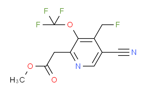 AM173665 | 1806114-61-3 | Methyl 5-cyano-4-(fluoromethyl)-3-(trifluoromethoxy)pyridine-2-acetate