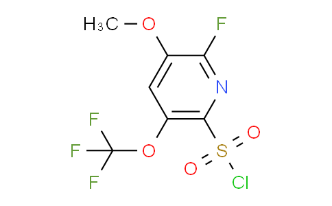 AM173668 | 1806256-75-6 | 2-Fluoro-3-methoxy-5-(trifluoromethoxy)pyridine-6-sulfonyl chloride