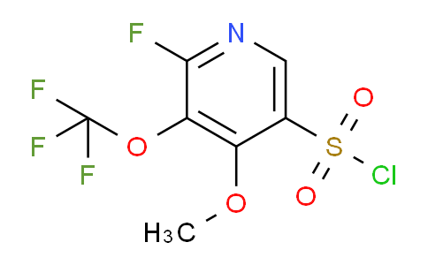 AM173673 | 1804326-68-8 | 2-Fluoro-4-methoxy-3-(trifluoromethoxy)pyridine-5-sulfonyl chloride