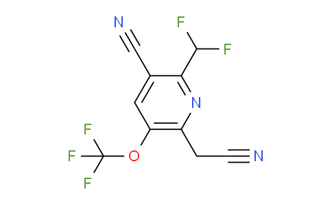 AM173679 | 1805925-27-2 | 3-Cyano-2-(difluoromethyl)-5-(trifluoromethoxy)pyridine-6-acetonitrile