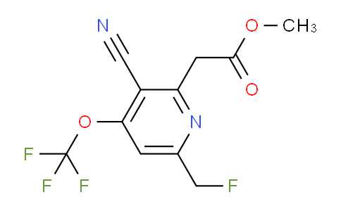 AM173683 | 1804320-90-8 | Methyl 3-cyano-6-(fluoromethyl)-4-(trifluoromethoxy)pyridine-2-acetate