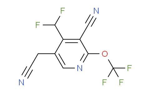 AM173685 | 1804791-15-8 | 3-Cyano-4-(difluoromethyl)-2-(trifluoromethoxy)pyridine-5-acetonitrile