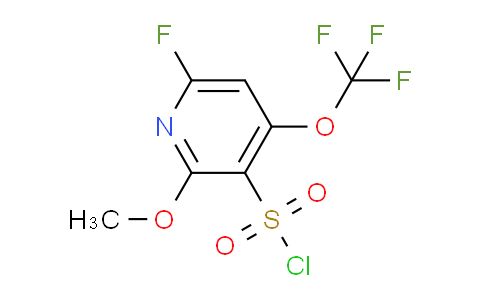 6-Fluoro-2-methoxy-4-(trifluoromethoxy)pyridine-3-sulfonyl chloride
