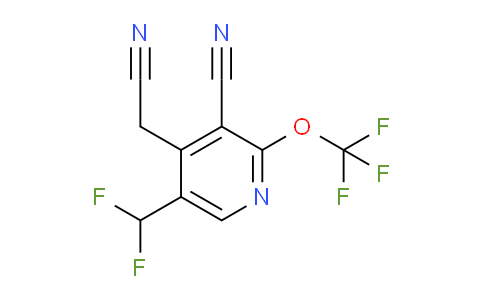 AM173691 | 1804737-36-7 | 3-Cyano-5-(difluoromethyl)-2-(trifluoromethoxy)pyridine-4-acetonitrile