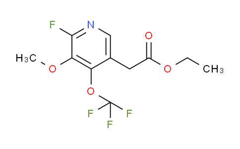 Ethyl 2-fluoro-3-methoxy-4-(trifluoromethoxy)pyridine-5-acetate