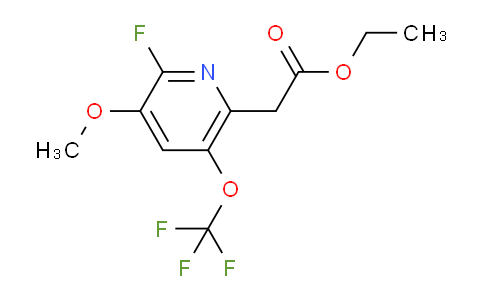 AM173696 | 1803699-80-0 | Ethyl 2-fluoro-3-methoxy-5-(trifluoromethoxy)pyridine-6-acetate