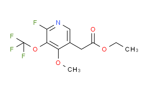 AM173703 | 1804791-20-5 | Ethyl 2-fluoro-4-methoxy-3-(trifluoromethoxy)pyridine-5-acetate