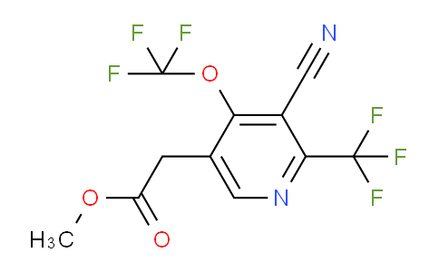 AM173705 | 1805923-86-7 | Methyl 3-cyano-4-(trifluoromethoxy)-2-(trifluoromethyl)pyridine-5-acetate