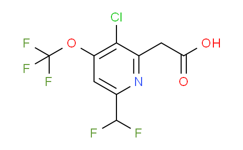 AM173707 | 1803964-46-6 | 3-Chloro-6-(difluoromethyl)-4-(trifluoromethoxy)pyridine-2-acetic acid