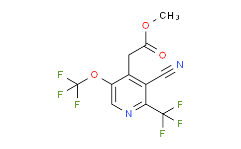 AM173711 | 1804814-45-6 | Methyl 3-cyano-5-(trifluoromethoxy)-2-(trifluoromethyl)pyridine-4-acetate