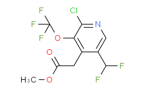 AM173717 | 1806156-83-1 | Methyl 2-chloro-5-(difluoromethyl)-3-(trifluoromethoxy)pyridine-4-acetate