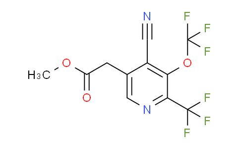 AM173725 | 1804299-85-1 | Methyl 4-cyano-3-(trifluoromethoxy)-2-(trifluoromethyl)pyridine-5-acetate