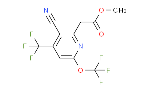 AM173732 | 1804324-51-3 | Methyl 3-cyano-6-(trifluoromethoxy)-4-(trifluoromethyl)pyridine-2-acetate