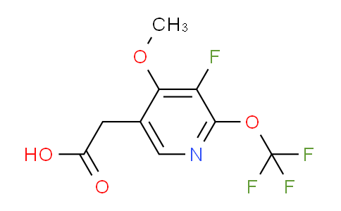 3-Fluoro-4-methoxy-2-(trifluoromethoxy)pyridine-5-acetic acid