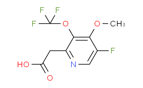 5-Fluoro-4-methoxy-3-(trifluoromethoxy)pyridine-2-acetic acid