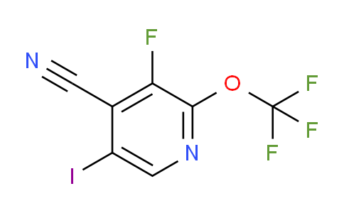 4-Cyano-3-fluoro-5-iodo-2-(trifluoromethoxy)pyridine