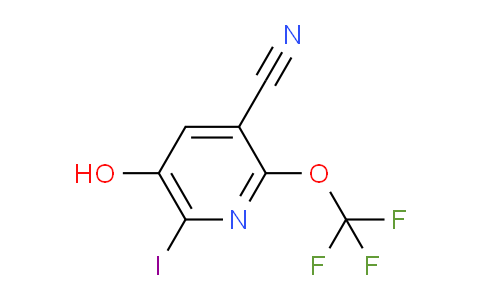 3-Cyano-5-hydroxy-6-iodo-2-(trifluoromethoxy)pyridine