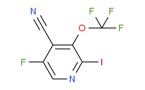 4-Cyano-5-fluoro-2-iodo-3-(trifluoromethoxy)pyridine