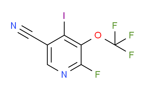 5-Cyano-2-fluoro-4-iodo-3-(trifluoromethoxy)pyridine