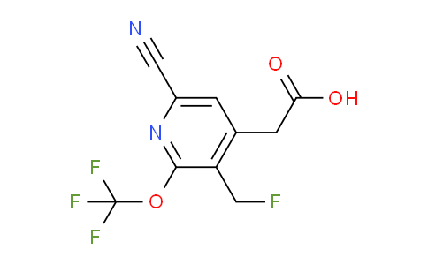 AM173784 | 1804341-83-0 | 6-Cyano-3-(fluoromethyl)-2-(trifluoromethoxy)pyridine-4-acetic acid