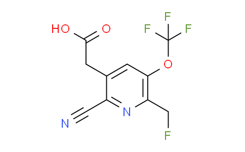 AM173790 | 1804708-62-0 | 2-Cyano-6-(fluoromethyl)-5-(trifluoromethoxy)pyridine-3-acetic acid