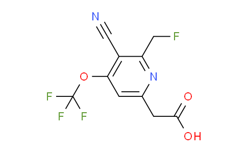 AM173792 | 1803665-41-9 | 3-Cyano-2-(fluoromethyl)-4-(trifluoromethoxy)pyridine-6-acetic acid