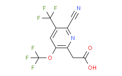 AM173801 | 1804780-07-1 | 2-Cyano-5-(trifluoromethoxy)-3-(trifluoromethyl)pyridine-6-acetic acid