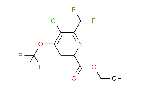 AM173807 | 1803957-84-7 | Ethyl 3-chloro-2-(difluoromethyl)-4-(trifluoromethoxy)pyridine-6-carboxylate