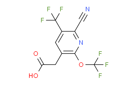 AM173809 | 1804791-03-4 | 2-Cyano-6-(trifluoromethoxy)-3-(trifluoromethyl)pyridine-5-acetic acid