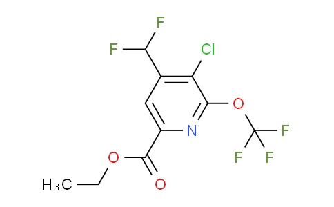 AM173810 | 1803650-66-9 | Ethyl 3-chloro-4-(difluoromethyl)-2-(trifluoromethoxy)pyridine-6-carboxylate