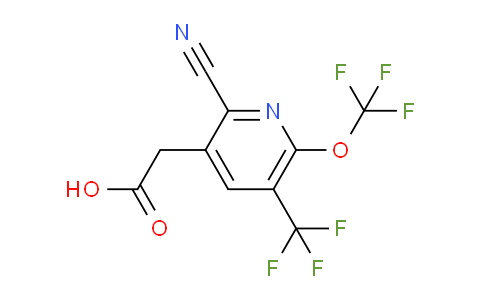 AM173814 | 1804298-46-1 | 2-Cyano-6-(trifluoromethoxy)-5-(trifluoromethyl)pyridine-3-acetic acid