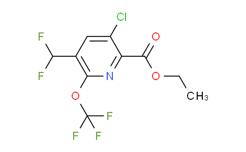 AM173816 | 1803700-35-7 | Ethyl 3-chloro-5-(difluoromethyl)-6-(trifluoromethoxy)pyridine-2-carboxylate