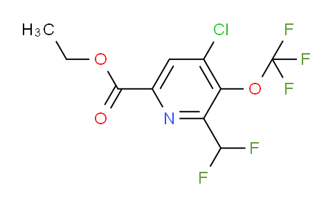 AM173820 | 1804711-04-3 | Ethyl 4-chloro-2-(difluoromethyl)-3-(trifluoromethoxy)pyridine-6-carboxylate