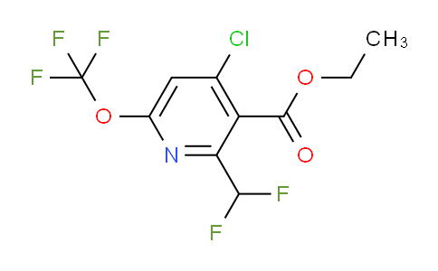 AM173825 | 1803700-40-4 | Ethyl 4-chloro-2-(difluoromethyl)-6-(trifluoromethoxy)pyridine-3-carboxylate