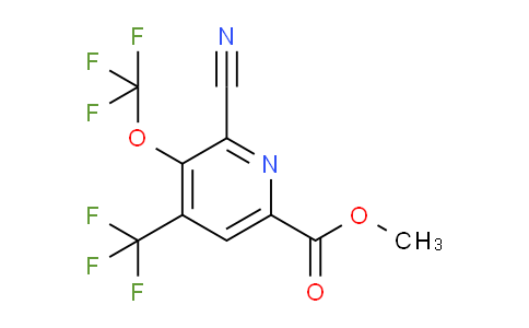 AM173827 | 1806253-81-5 | Methyl 2-cyano-3-(trifluoromethoxy)-4-(trifluoromethyl)pyridine-6-carboxylate