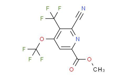 AM173833 | 1804736-74-0 | Methyl 2-cyano-4-(trifluoromethoxy)-3-(trifluoromethyl)pyridine-6-carboxylate