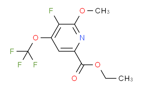 AM173835 | 1806178-11-9 | Ethyl 3-fluoro-2-methoxy-4-(trifluoromethoxy)pyridine-6-carboxylate