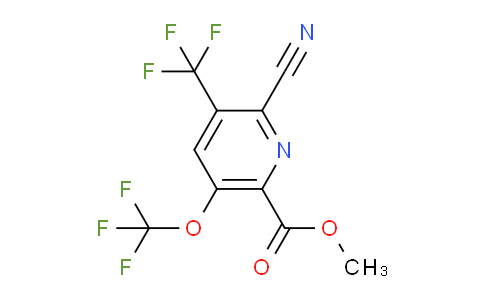 AM173836 | 1804297-51-5 | Methyl 2-cyano-5-(trifluoromethoxy)-3-(trifluoromethyl)pyridine-6-carboxylate